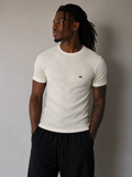 Camisa corte americano canelada branca 01