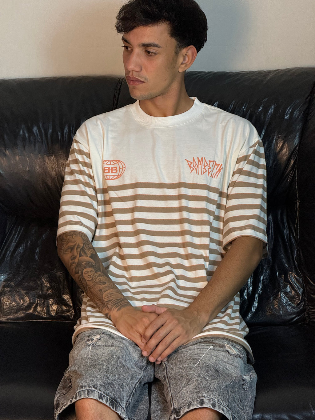 Camisa listrada Oversized 01