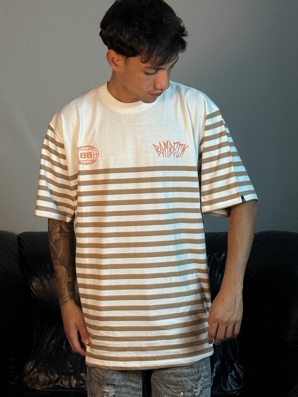 Camisa listrada Oversized 01