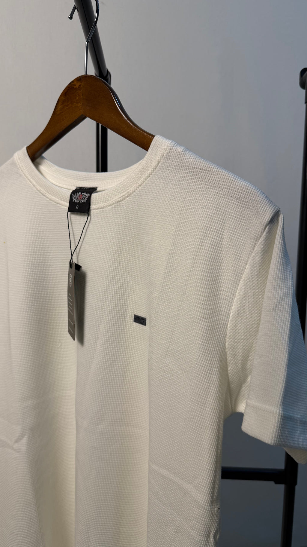 Camisa corte americano canelada branca 01