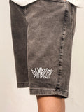 BERMUDA JEANS CINZA BOMBECK – Logo Bordado